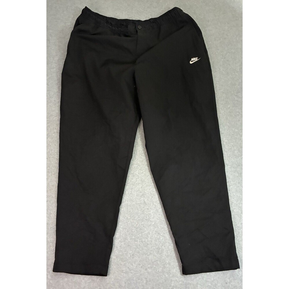 Nike Golf Pants Men’s XL Black Dri-FIT Stretch Casual Athletic Flat Front